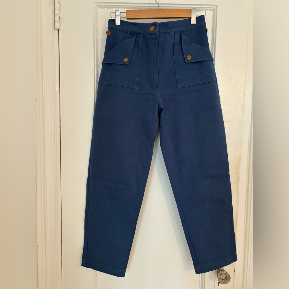 ILANA KOHN SIZE 6 NAVY PANTS